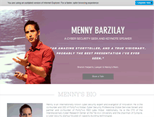 Tablet Screenshot of mennyb.com